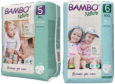 Buy Bambo Nature Premium Baby Diapers - XL Size, 22 Count & Bambo ...