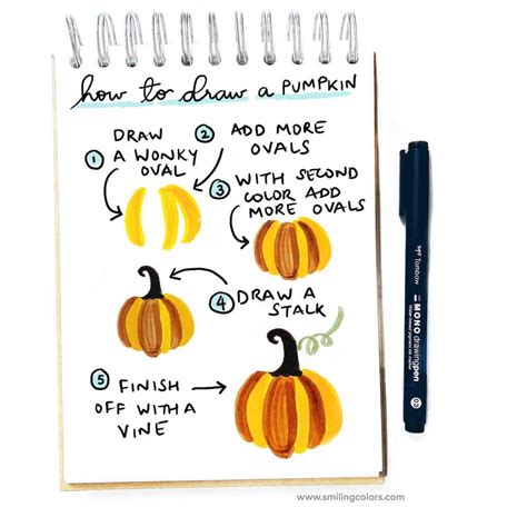 Pumpkin Drawing Ideas For Halloween