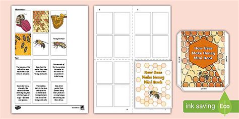 How Bees Make Honey Mini Book