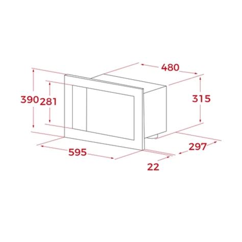 TEKA MB 620 BI SS INOX 20 LT. ANKASTRE MİKRODALGA