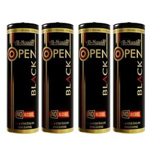 Al-Nuaim Open Black Attar Roll On - 6ml (Pack Of 4) |Luxury Scent with ...