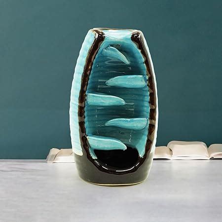 BHAKTI INFRA Arts Ceramic Zig-Zag Type Waterfall Smoke Backflow Incense ...