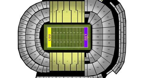 Image result for LSU Football Seating Chart