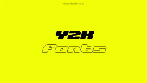 14 Handpicked Y2K Fonts (2026) - Graphic Pie