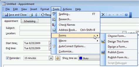 Image result for Outlook 2010 Forms Tutorial