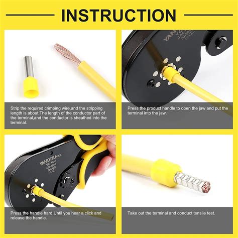 Yangoutool Ferrule Crimping Tool: AWG 30-5 Hexagonal India | Ubuy