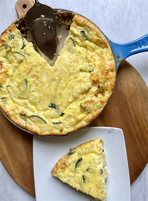 Easy Zucchini Frittata Recipe - The Italian Dietitian's Kitchen