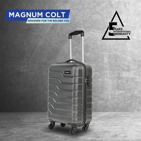 Magnum COLT 55 Cabin Suitcase 4 Wheels - 22 inch GUN METAL - Price in ...