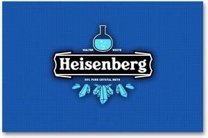 Breaking Bad Wall Poster - Heisenberg - Pure Crystal Meth - Fan Art ...