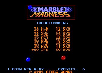 [mdk] Marble Madness (set 1) download for mame 0.288