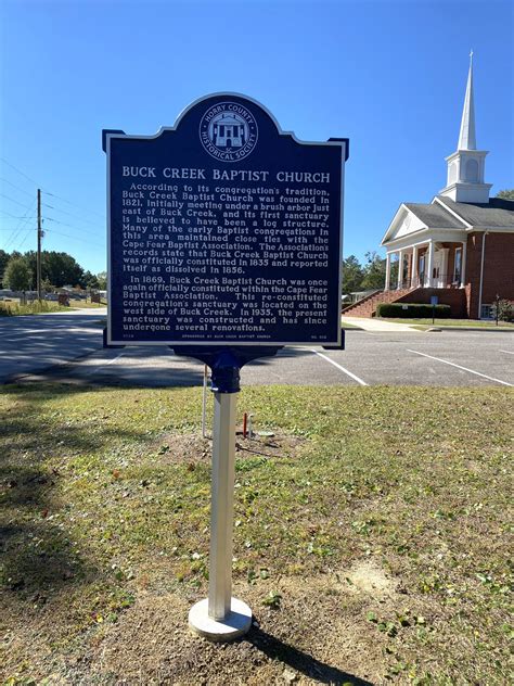 Buck Creek Baptist Church – Horry County Historical Society