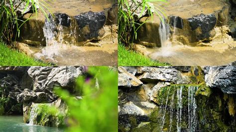 郊外的溪水在潺潺流淌实拍视频素材模板下载_溪水_图客巴巴