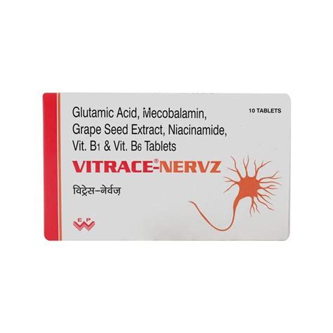 Vitrace Nervz - Strip of 10 Tablets : Amazon.in: Health & Personal Care