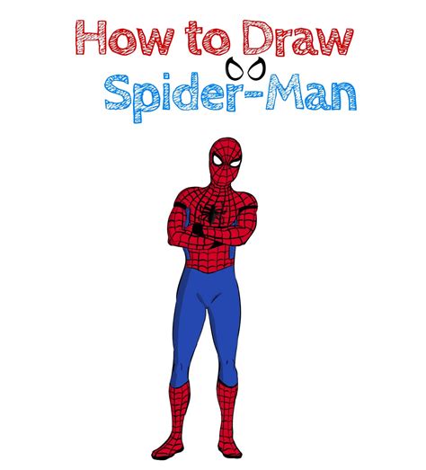 How to Draw Spider-Man Easy - How to Draw Easy