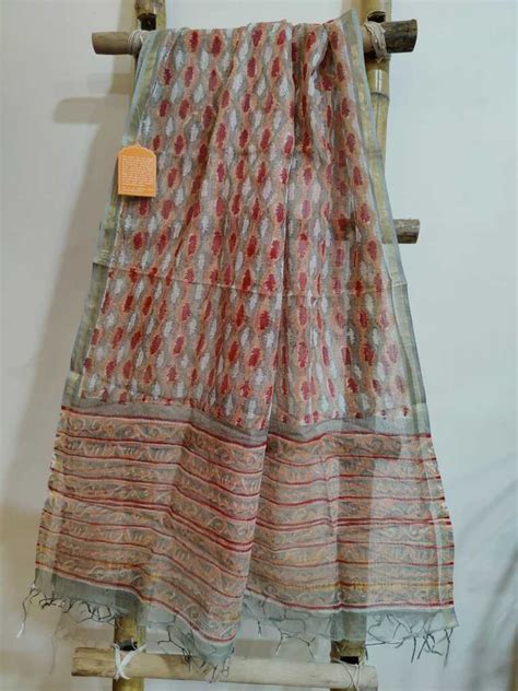 Kota Doria Dupatta I Buy Kota Silk Dupatta Online I Desi Weaves – Page 5
