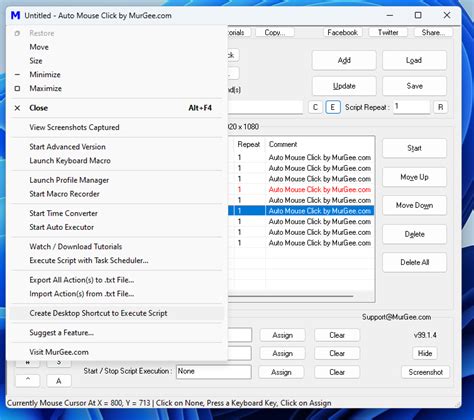 Program for Mouse Clicks 的图像结果