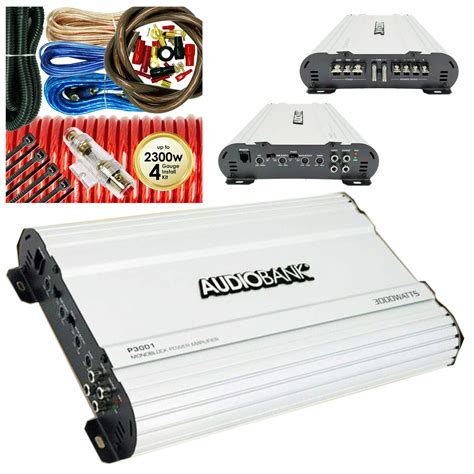 Buy Audiobank P3001 Monoblock 3000 Watts Peak Power Class AB Car Audio ...