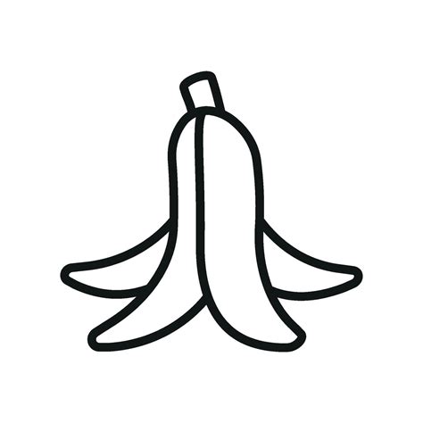 Surprise banana peel icon emphasizes unexpected laughs, harmless pranks ...