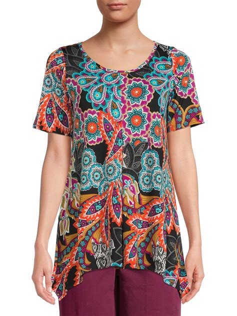 Allison Taylor Womens Sharkbite Hem Top with Short | Ubuy India