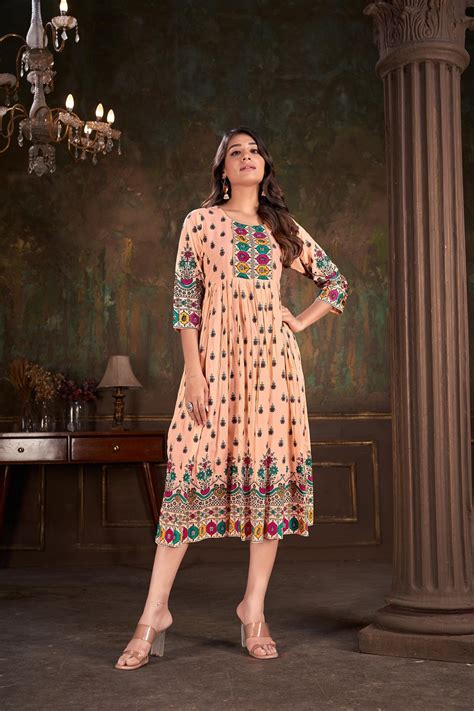 Women Foli Printed Cotton Kurtis – jivora