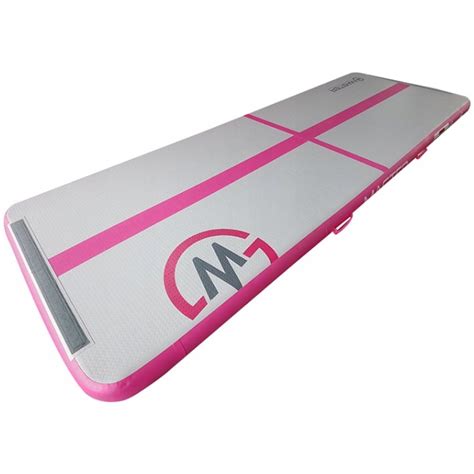 Airtrack Dmuchana Mata Gimnastyczna Master 300 X 100 X 10 Cm Grey-Pink ...