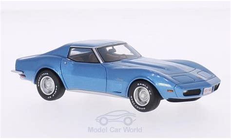 Miniature Chevrolet Corvette C3 1/43 BoS Models (C3) Metallise Bleue ...