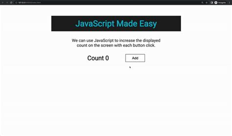 JS Functions for Buttons 的图像结果