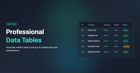 Image result for Table Generator Over Time