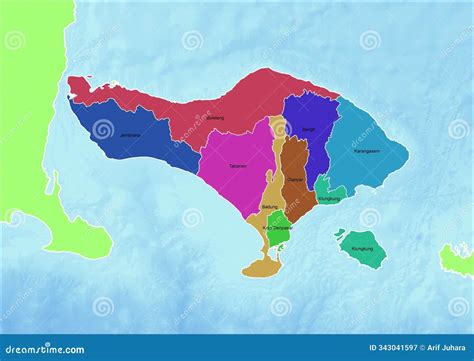 Map Of Bali Districts