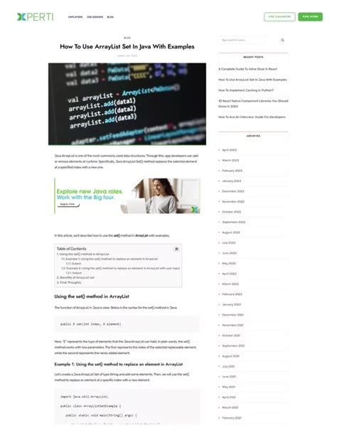 Image result for ArrayList Set