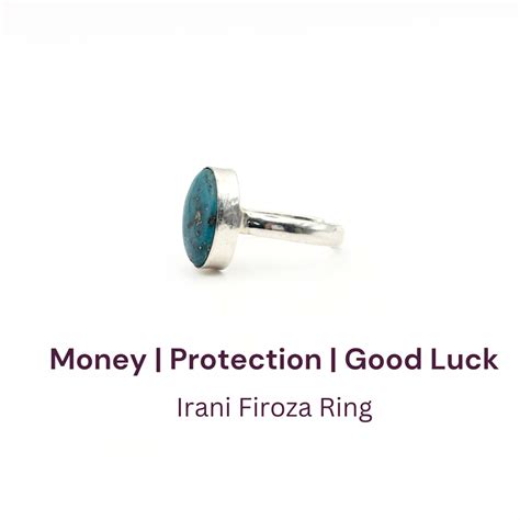 Irani Firoza Ring Small Oval 16 to 19 Indian Size – G for Gemstones