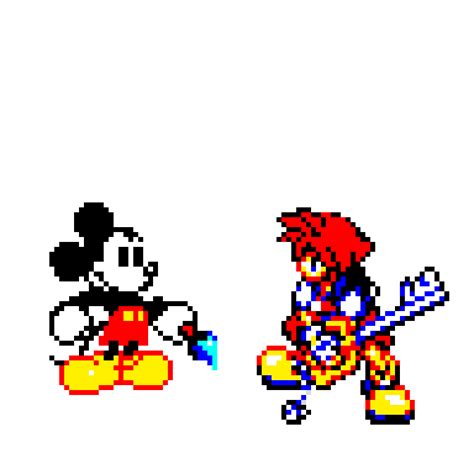 Image result for Dissidia Mickey Sora vs