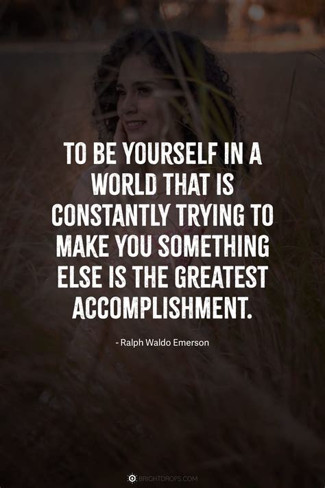 83 Quotes About Being Yourself & True to Your Character - Bright Drops