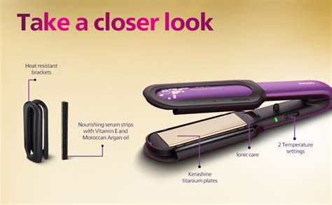 Philips NourishCare-India's First Hair Straightener for No Heat DamageI ...