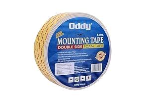 Oddy Mounting Foam Tape | 3" Double Sided Self Adhesive Tape | Set of 1 ...