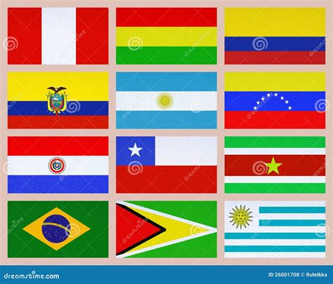 Flags Of South America National Flags Of South American