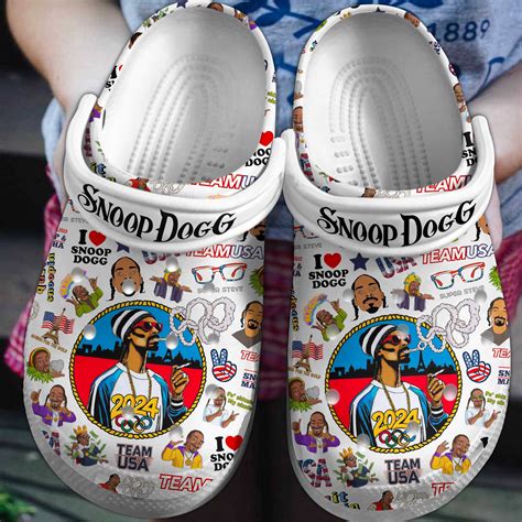 Footwearmerch Snoop Dogg Olympic Paris 2024 Team USA Sport Crocs ...