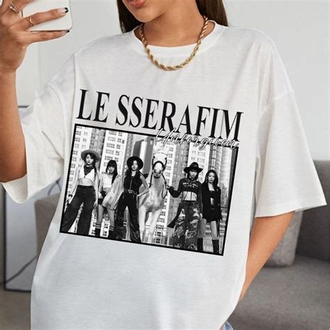 Le Sserafim Unforgiven Shirt, Le Sserafim Kpop Shirt, Unforgiven Album ...