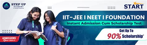Scholarship Admission Test Registration | Step Up Academy