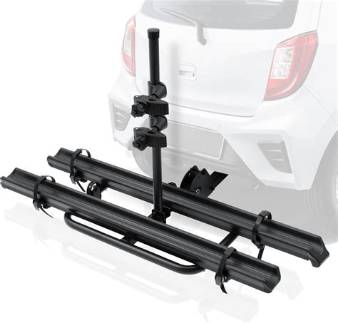 SAN HIMA Hitch Mounted 2-E Bike Rack Platform - Tray Style Hitch Mount Ebike Carrier for 2-inch ...