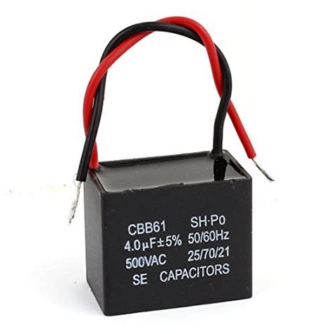 DbuyChX a14060600ux1004 CBB61 AC 500V 4uF Rectangle Shape Ceiling Fan ...