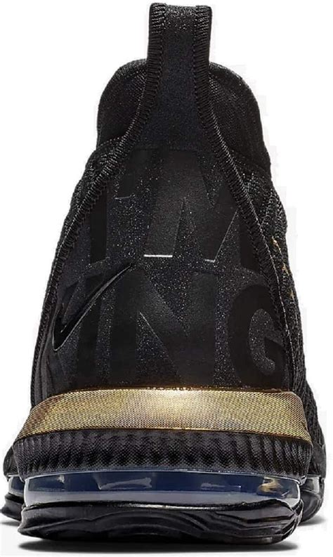 Nike Lebron 16 Basketball Shoes - Black/Gold - Size India | Ubuy