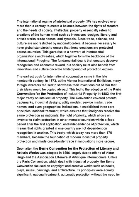 Module 2 - IPRR: Evolution of the International IP Regime - Studocu