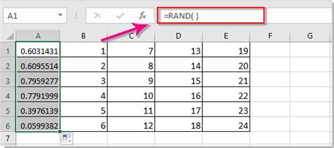Randomly Sort Cells in Excel 的图像结果