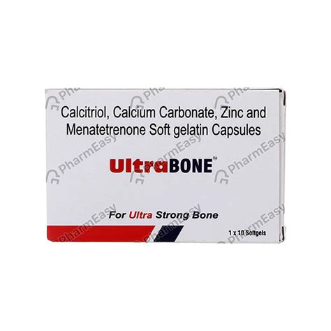 Buy Ultrabone Strip Of 10 Capsules Online & Save Up to 24% at PharmEasy