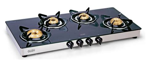 Glen 4 Burner 1044 GT XL HF BB Stainless Steel Manual Gas Stove Price ...