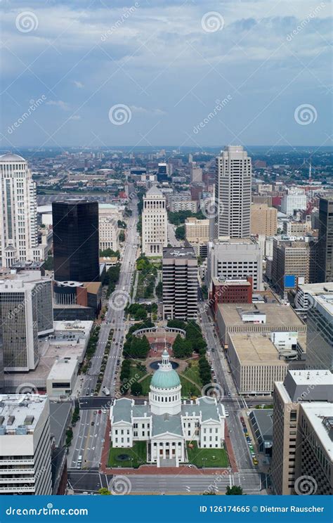 Skyline of St. Louis, Missouri, USA Stock Image - Image of panorama ...