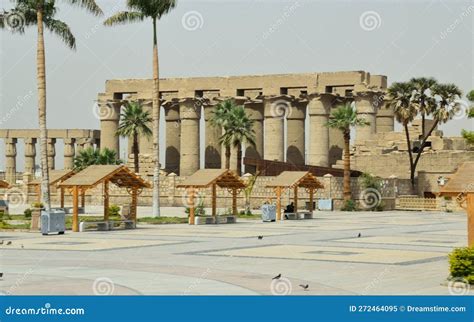 Karnak Temple Complex in Luxor, Egypt Stock Image - Image of vacation ...