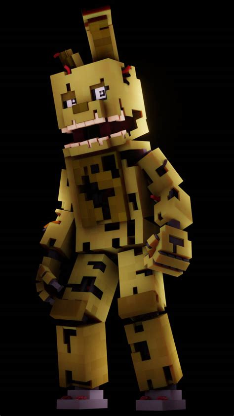 Image result for Minecraft F-NaF Spring Trap