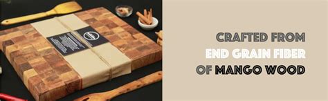 Buy Wood Chop | Mango Wood End Grain Cutting Board | Butcher Block ...